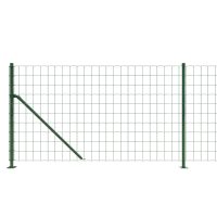 vidaXL Stängsel med stolpsko grön 0,8x25 m - Bild 4