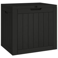 vidaXL Dynbox svart 55,5x43x53 cm polypropen - Bild 2