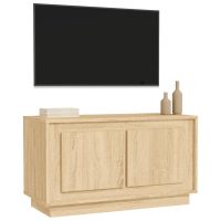 vidaXL TV-skåp sonoma-ek 80x35x45 cm konstruerat trä - Bild 4