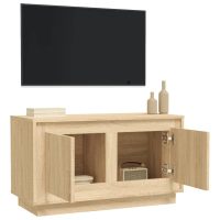 vidaXL TV-skåp sonoma-ek 80x35x45 cm konstruerat trä - Bild 5