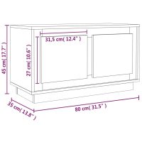 vidaXL TV-skåp sonoma-ek 80x35x45 cm konstruerat trä - Bild 10