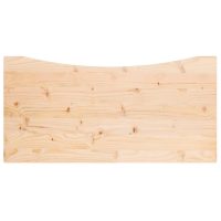 vidaXL Skrivbordsskiva 100x50x2,5 cm massiv furu - Bild 4