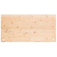 vidaXL Skrivbordsskiva 110x60x2,5 cm massiv furu - Bild 4