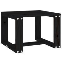 vidaXL Trädgårdsbord svart 40x38x28,5 cm massiv furu - Bild 2