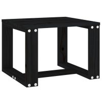 vidaXL Trädgårdsbord svart 40x38x28,5 cm massiv furu - Bild 5