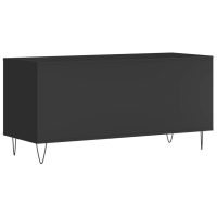 vidaXL Stereobänk svart 100x38x48 cm konstruerat trä - Bild 6