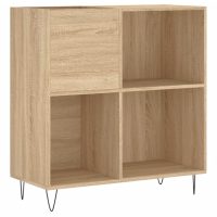 vidaXL Stereobänk sonoma-ek 84,5x38x89 cm konstruerat trä - Bild 2