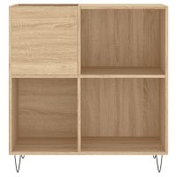 vidaXL Stereobänk sonoma-ek 84,5x38x89 cm konstruerat trä - Bild 4