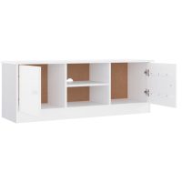 vidaXL Tv-bänk ALTA vit 112x35x41 cm massiv furu - Bild 3