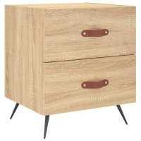 vidaXL Sängbord 2 st sonoma-ek 40x35x47,5 cm konstruerat trä - Bild 5