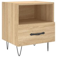 vidaXL Sängbord 2 st sonoma-ek 40x35x47,5 cm konstruerat trä - Bild 6