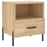 vidaXL Sängbord 2 st sonoma-ek 40x35x47,5 cm konstruerat trä - Bild 6