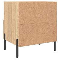 vidaXL Sängbord 2 st sonoma-ek 40x35x47,5 cm konstruerat trä - Bild 9