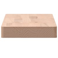 vidaXL Vägghylla 60x20x4 cm massivt bokträ - Bild 5