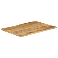 vidaXL Bordsskiva 100x80x2,5 cm levande kant massivt mangoträ - Bild 2