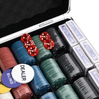 vidaXL Poker set 600 delar 4 g - Bild 7