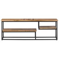 vidaXL Tv-bänk 110x30x39 cm massiv återvunnen teak - Bild 2