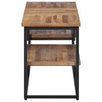 vidaXL Tv-bänk 110x30x39 cm massiv återvunnen teak - Bild 3