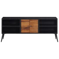 vidaXL Tv-bänk 112x31x45 cm massiv återvunnen teak - Bild 3