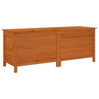 vidaXL Dynbox brun 150x50x56,5 cm massivt granträ - Bild 2