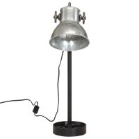 vidaXL Skrivbordslampa 25W vintage silver 15x15x55 cm E27 - Bild 3