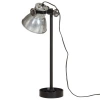 vidaXL Skrivbordslampa 25W vintage silver 15x15x55 cm E27 - Bild 5