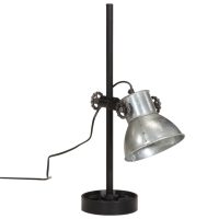 vidaXL Skrivbordslampa 25W vintage silver 15x15x55 cm E27 - Bild 6