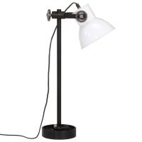 vidaXL Skrivbordslampa 25 W vit 15x15x55 cm E27 - Bild 4