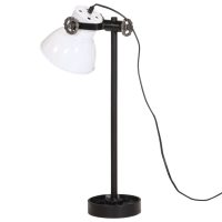 vidaXL Skrivbordslampa 25 W vit 15x15x55 cm E27 - Bild 5