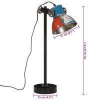 vidaXL Skrivbordslampa 25 W flerfärgad 15x15x55 cm E27 - Bild 11