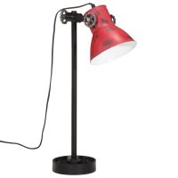 vidaXL Skrivbordslampa 25 W nött röd 15x15x55 cm E27 - Bild 2