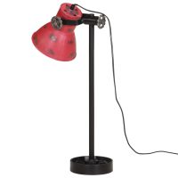 vidaXL Skrivbordslampa 25 W nött röd 15x15x55 cm E27 - Bild 5