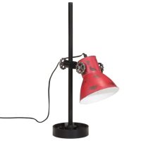 vidaXL Skrivbordslampa 25 W nött röd 15x15x55 cm E27 - Bild 6