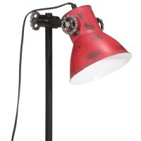 vidaXL Skrivbordslampa 25 W nött röd 15x15x55 cm E27 - Bild 8