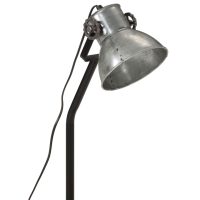 vidaXL Skrivbordslampa 25 W vintage silver 17x17x60 cm E27 - Bild 8