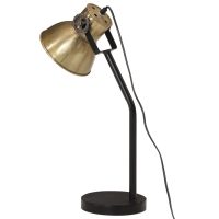 vidaXL Skrivbordslampa 25 W antik mässing 17x17x60 cm E27 - Bild 5