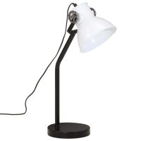 vidaXL Skrivbordslampa 25 W vit 17x17x60 cm E27 - Bild 2