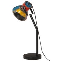 vidaXL Skrivbordslampa 25 W flerfärgad 17x17x60 cm E27 - Bild 5