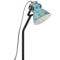 vidaXL Skrivbordslampa 25 W nött blå 17x17x60 cm E27 - Bild 8