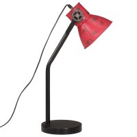 vidaXL Skrivbordslampa 25 W nött röd 17x17x60 cm E27 - Bild 4