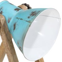 vidaXL Skrivbordslampa 25 W nött blå 30x17x40 cm E27 - Bild 7