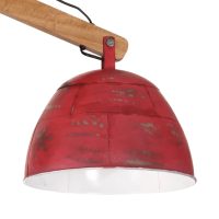 vidaXL Taklampa 25 W nött röd 29x18x85 cm E27 - Bild 5