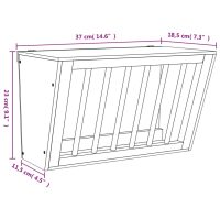 vidaXL Kaninmatare 37x18,5x23 cm massivt granträ - Bild 9