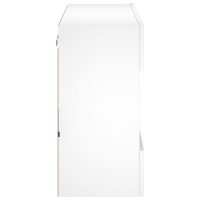 vidaXL Väggmonterad tv-bänk LED vit 78,5x30x60,5 cm - Bild 9