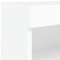 vidaXL Tv-bänk med LED-belysning vit 80x30x30 cm - Bild 11