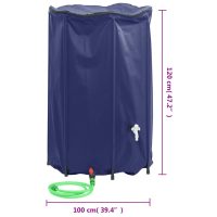 vidaXL Vattentank med kran vikbar 1000 L PVC - Bild 9