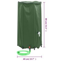 vidaXL Vattentank med kran vikbar 100 L PVC - Bild 9