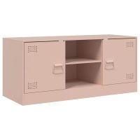 vidaXL TV-skåp rosa 99x39x44 cm stål - Bild 2