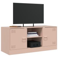 vidaXL TV-skåp rosa 99x39x44 cm stål - Bild 4