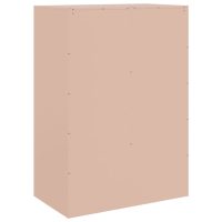 vidaXL Högskåp rosa 67x39x95 cm stål - Bild 9